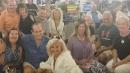 Friends got together for a photo at the Tranzfusion show at Ocean Pines Yacht Club: Ann, Frank, Diane, Patty, Gerry, Terry; back, Sam, Susan, Dusty, Johanne & Rick. photo by Terry Kuta